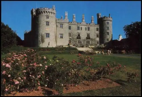 Postcard Kilkenny Castle Schloß 1988