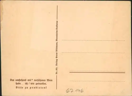 Ansichtskarte Deidesheim Landkarten AK Stadtgebiet Pfalz 1934