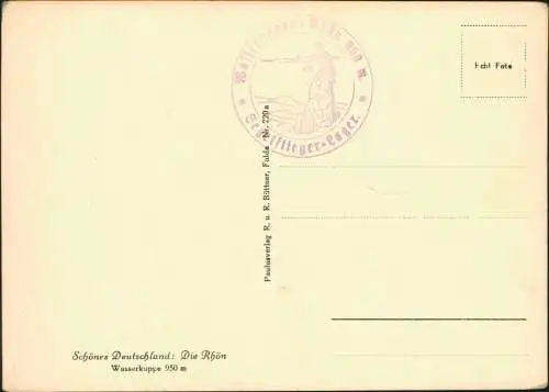 Ansichtskarte Gersfeld (Rhön) Wasserkuppe - Fotokarte 1932