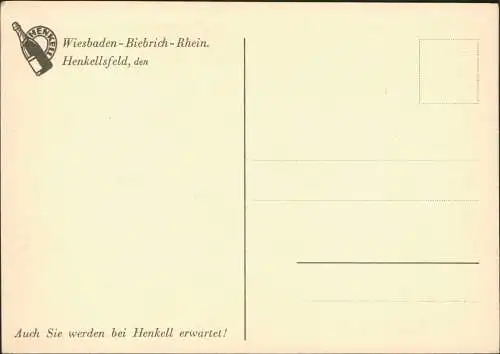 Biebrich-Wiesbaden Sektkellerei Henkell Kellereingang Majolika Relief 1929