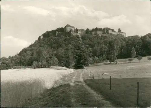 Königstein (Sächsische Schweiz) Weg zum Festung Königstein 1979