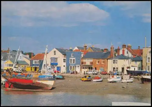 Postcard Wivenhoe Essex Hafen 1981