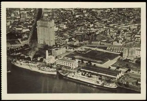 Postcard Rio de Janeiro Ortsansicht, Porto, Hafen, Schiffe 1930