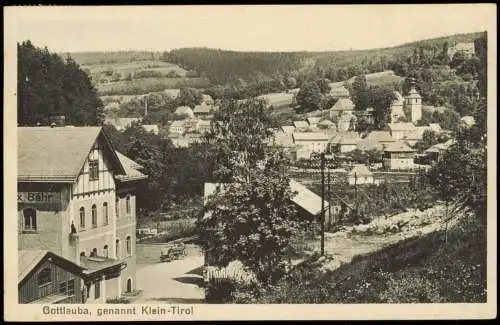 Bad Gottleuba-Berggießhübel Panorama-Ansicht Gottleuba genannt Klein-Tirol 1934