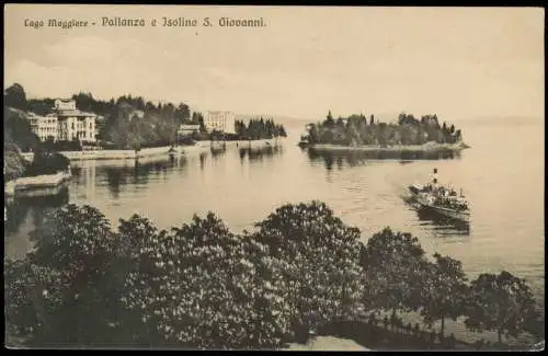 Pallanza-Verbania Lago Maggiore Pallanza e Jsolino S. Giovanni 1910