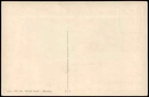 Cartolina Messina Panorama-Ansicht visto dal Mare 1920