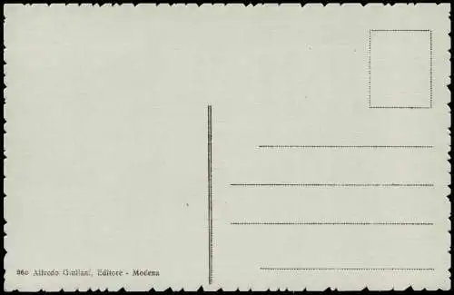 Cartolina Modena MODENA Via Emilia e Portico del Collegio 1910