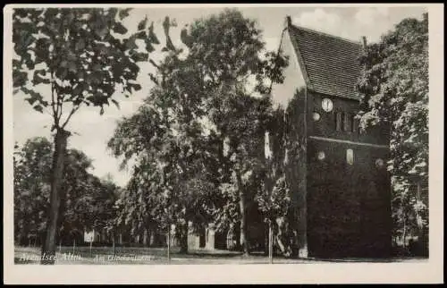 Ansichtskarte Arendsee (Altmark) Ortsansicht Partie am Glockenturm 1940