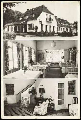 Postcard Kliplev Mehrbildkarte HOTEL SØGÅRDHUS 1960