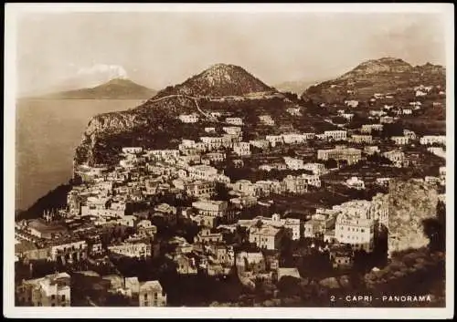 Cartolina Capri Panorama-Ansicht 1939