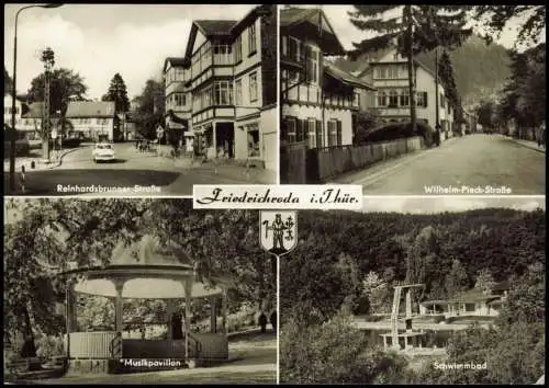 Friedrichroda Reinhardsbrunner Straße Wilhelm-Pieck-Straße 1969