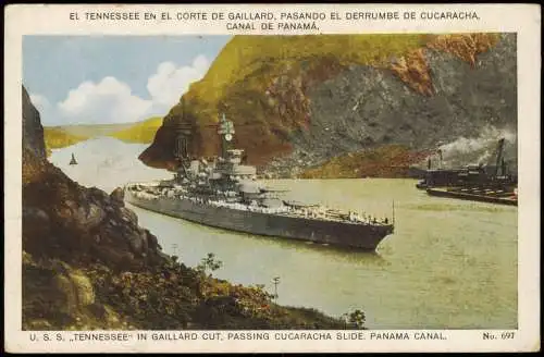 Panama-Stadt Panamá Panamakanal US Kriegsschiff Tennessee Cucaracha 1932