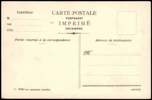 .Frankreich Boitsfort Avenue du Comte derrière le Champ de Courses 1910