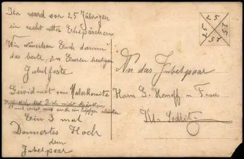 Ansichtskarte  Scherzkarte Mann und Frau klingeln verboten 1919