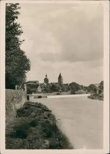 Ansichtskarte Hameln An der Weserpromenade 1940