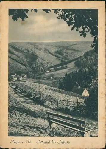 Ansichtskarte Hagen (Westfalen) Seitental der Selbecke 1938