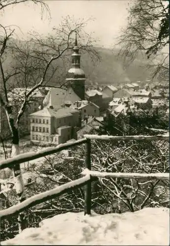 Bad Schandau Panorama-Ansicht 1969