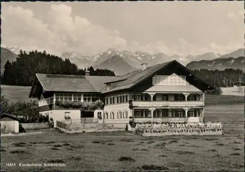 Ansichtskarte Fischen im Allgäu Kinderheim Schönblick 1965