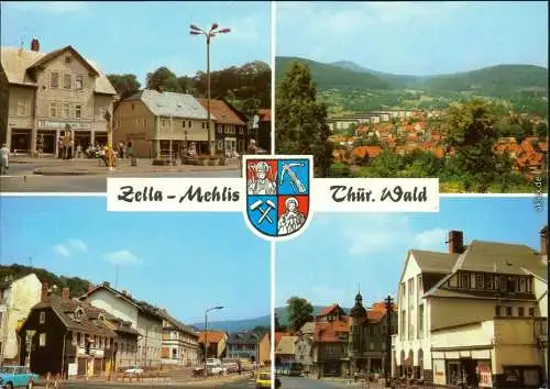Zella-Mehlis Karl-Marx-Platz, Ruppberg, Dr.-Wilh.-Külz-Platz, Straße 1983