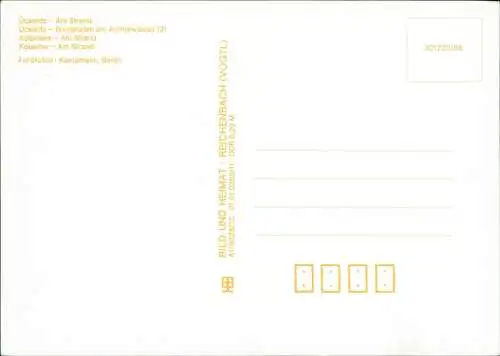 Usedom Ückeritz: Strand, Bootshafen am Achterwasser  Strand Koserow Strand 1980