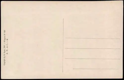 Ansichtskarte  Künstlerkarte lebende Skulpturen ANXIETE. DIE ANGST 1918