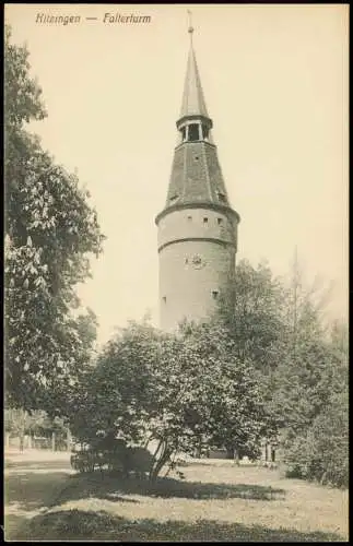 Ansichtskarte Kitzingen Partie am Falterturm 1912