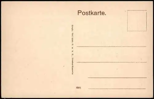 Ansichtskarte Kitzingen Partie am Falterturm 1912