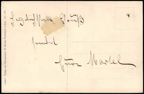 Ansichtskarte Westerland-Sylt Boot bei Mondschein 1916