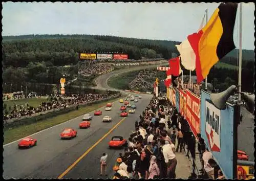 Postkaart FRANCORCHAMPS FRANCORCHAMPS Rennstrecke National Speedway. 1974