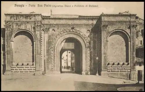 Perugia Porta San Pietro (Agostino Ducci e Polidoro di Stefano) 1910