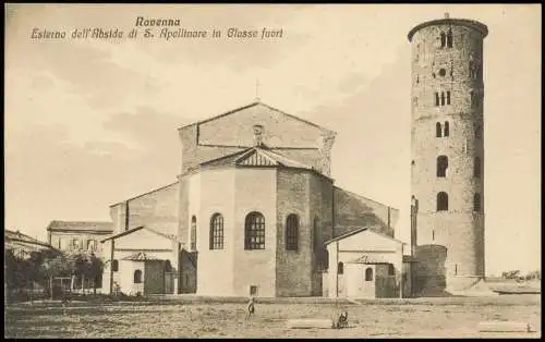 Ravenna Esterno dell' Abside di S. Apollinare in Classe fuori 1910