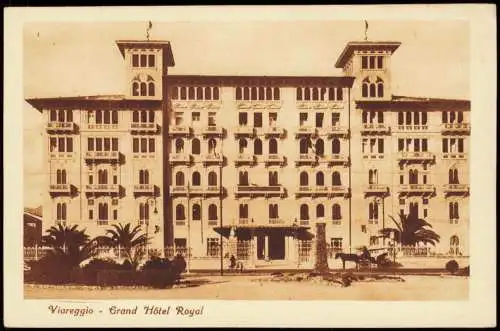 Cartolina Viareggio Viareggio Grand Hôtel Royal 1920