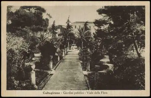 Caltagirone Caltagirone Giardini pubblici Viale della Flora 1910