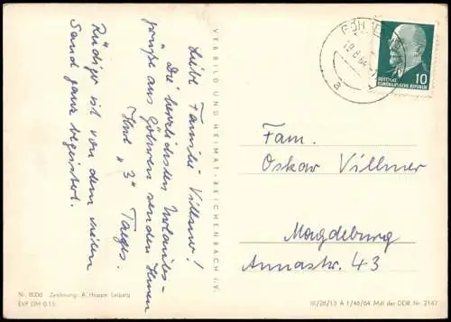 Ansichtskarte Göhren (Rügen) Landkarten-Ansichtskarten: Mönchgut 1974/1964