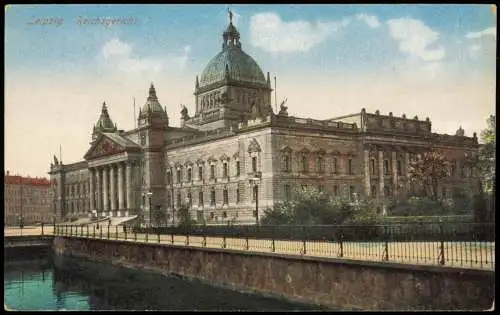 Ansichtskarte Leipzig Reichsgerichtsgebäude 1914