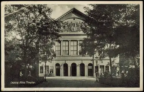 Ansichtskarte Leipzig Altes Theater 1937