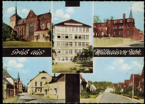 Mülhausen Mulhouse Gruss aus Mülhausen Ndrh. Mehrbildkarte mit Straßen 1969