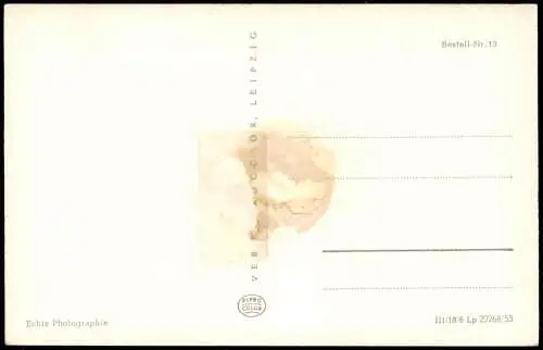 Eberswalde Straßen-Ansicht, Platz der Freundschaft zur DDR-Zeit 1953