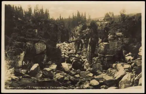 Schreiberhau Szklarska Poręba Zackelfallbaude  Riesengebirge 1920