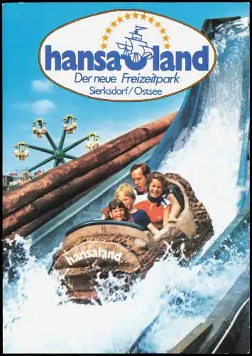 Sierksdorf Hansaland Sierksdorf Ostsee Wildwasserfahrt Freizeitpark 1977