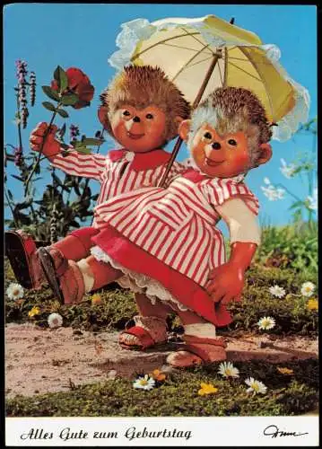 Ansichtskarte  Mecki (Diehl-Film) Geburtstag Grusskarte 1970