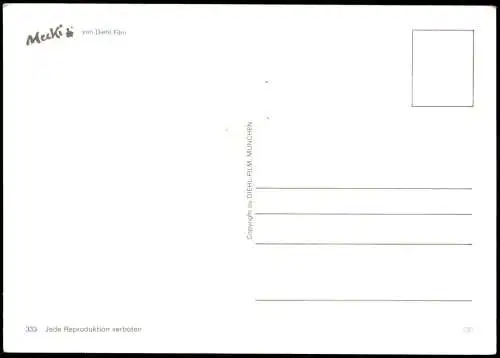 Ansichtskarte  Mecki Diehl-Film  Trachten Alpen Lederhose Rosen Liebespaar 1970