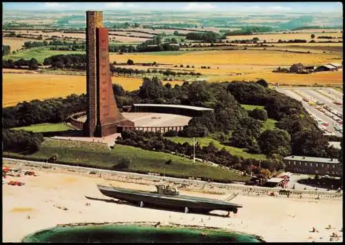 Ansichtskarte Laboe Marine-Ehrenmal des Deutschen Marinebundes, U-Boot 1974