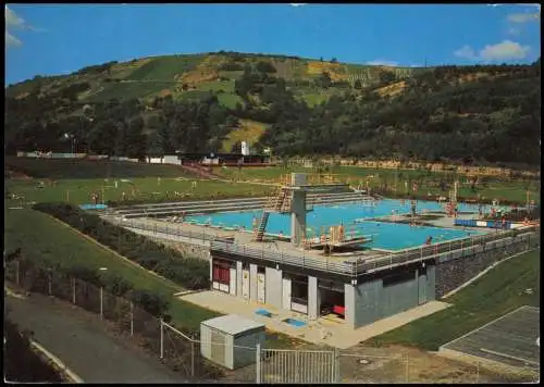 Ansichtskarte Meisenheim Freibad Schwimmbad 1980