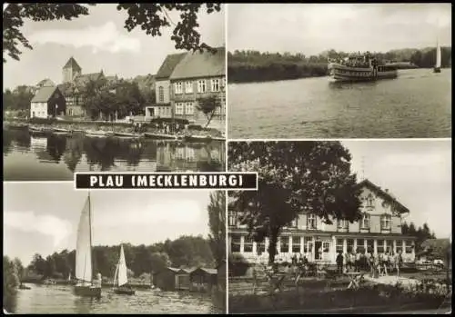 Plau (am See) 4 Bild An der Elde FDGB-Erholungsheim Waldheim" 1975