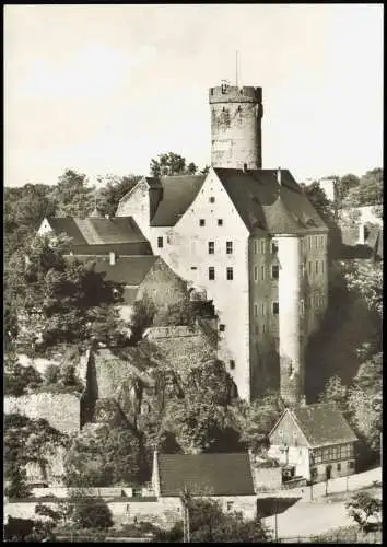 Ansichtskarte Gnandstein-Kohren-Sahlis Burg Gnandstein zur DDR-Zeit 1978