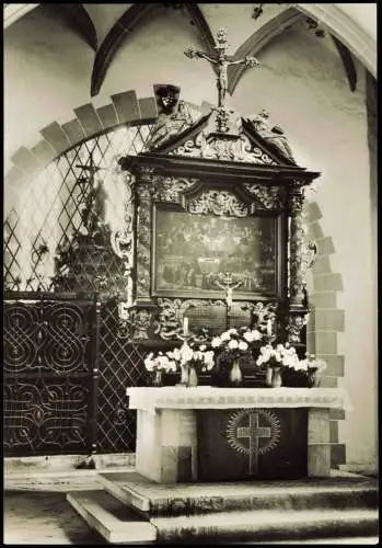 Ansichtskarte Freiberg (Sachsen) Dom Altar zur DDR-Zeit 1978