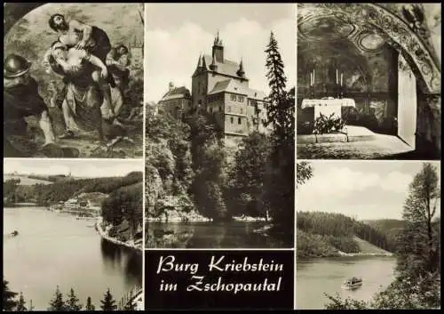 Ansichtskarte Kriebstein Burg 1977