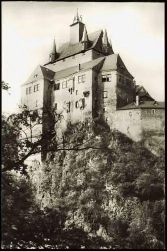 Ansichtskarte Kriebstein BURG KRIEBSTEIN zur DDR-Zeit (Castle Building) 1977