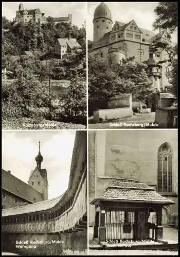 Ansichtskarte Rochsburg-Lunzenau Schloss Rochsburg, Mulde 1978